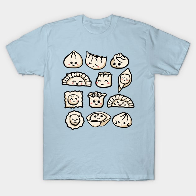 Kawaii dumplings T-Shirt by Chigurena